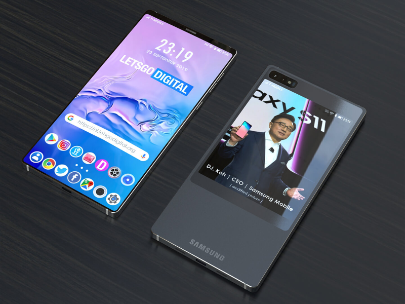 Das Samsung Galaxy S11 könnte einen Dual-Screen bekommen