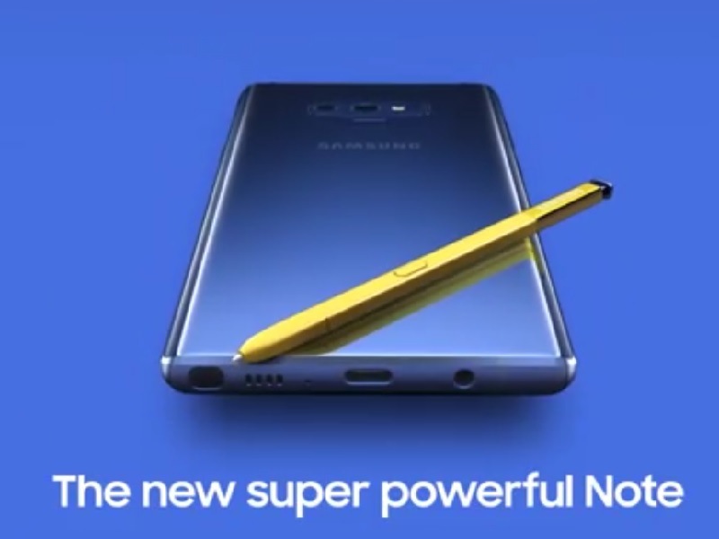 Galaxy Note 9 versehentlich vorgestellt