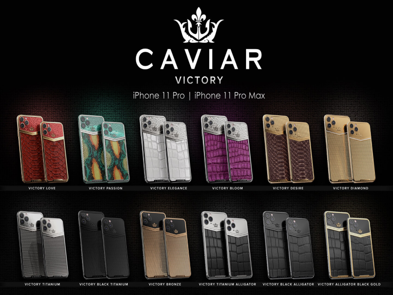 Caviar stellt sein iPhone 11 Pro Max aus Gold und Diamanten vor